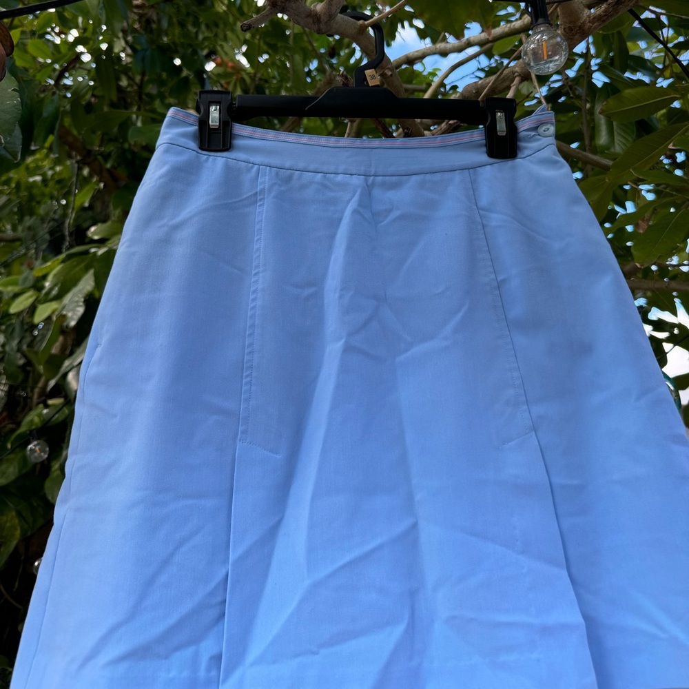Vintage light blue tennis skirt